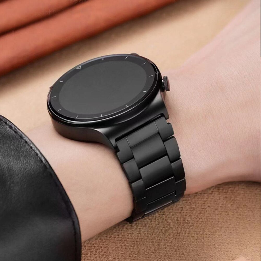 Silver Titanium Watch Band